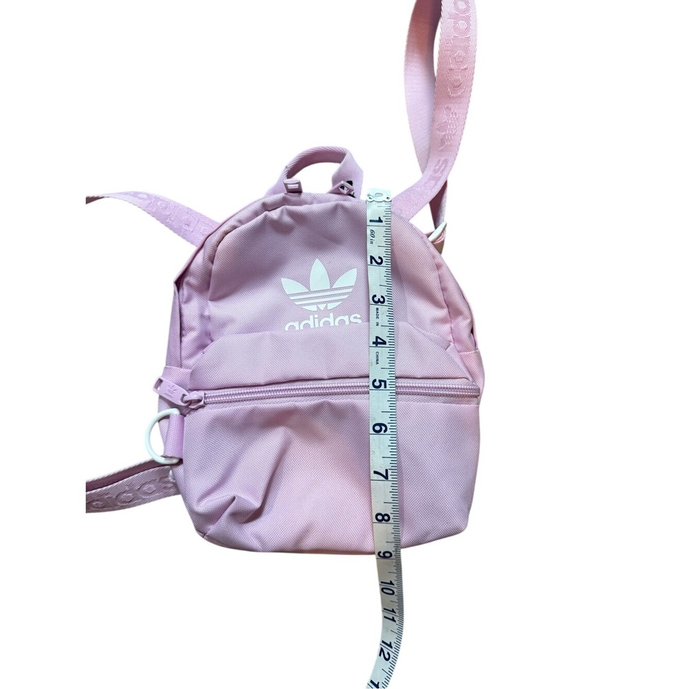 Adidas Light Pink Originals Trefoil Mini‎ Backpack 2.0 Barbiecore Clean Girl Y2K - Picture 5 of 10